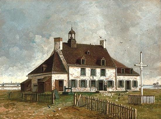 Henry Richard S. Bunnett The Saint-Gabriel Farmhouse France oil painting art